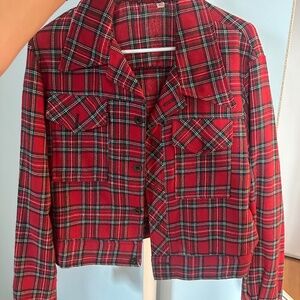 Vintage Plaid Jacket